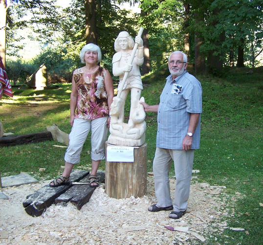 Zlatá hoblina 2011 - dokončená socha